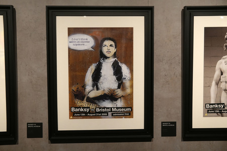 Ausstellungseröffung 'Banksy - A Vandal Turned Idol' in Berlin