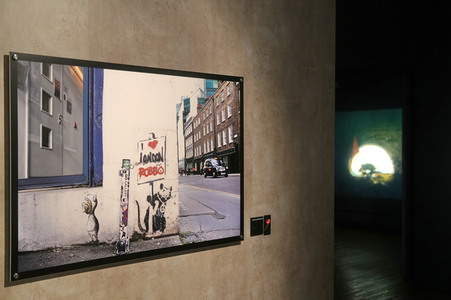 Ausstellungseröffung 'Banksy - A Vandal Turned Idol' in Berlin