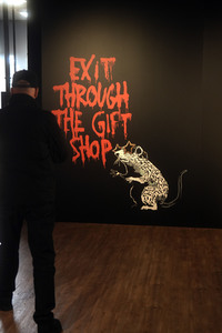 Ausstellungseröffung 'Banksy - A Vandal Turned Idol' in Berlin