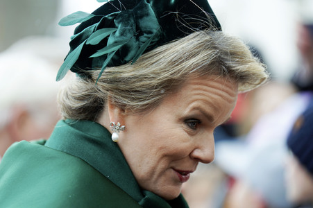 Begrüßung von König Philippe und Königin Mathilde von Belgien mit militärischen Ehren in Berlin