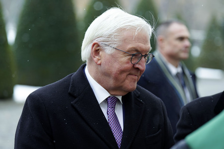 Begrüßung von König Philippe und Königin Mathilde von Belgien mit militärischen Ehren in Berlin