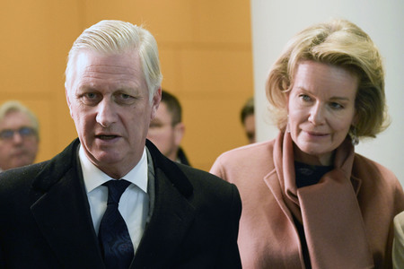 König Philippe und Königin Mathilde der Belgier beim Besuch von 50Hertz Transmission in Berlin