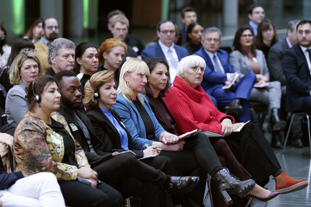 Konferenz 'Universell und unteilbar - Menschenrechte weltweit stärken: 75 Jahre Allgemeine Erklärung der Menschenrechte' in Berlin