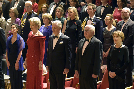 König Philippe und Königin Mathilde der Belgier beim Konzert im Funkhaus Berlin