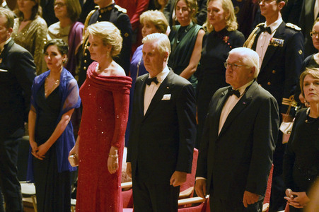 König Philippe und Königin Mathilde der Belgier beim Konzert im Funkhaus Berlin