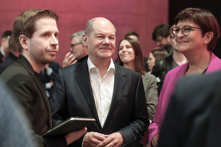 Ordentlicher Bundesparteitag der SPD 2023 in Berlin
