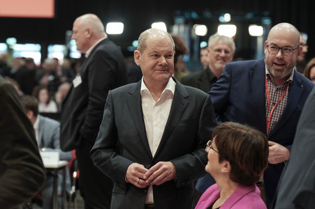 Ordentlicher Bundesparteitag der SPD 2023 in Berlin