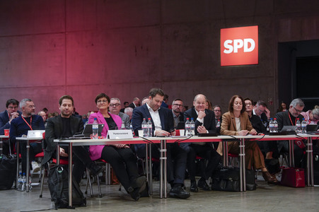 Ordentlicher Bundesparteitag der SPD 2023 in Berlin