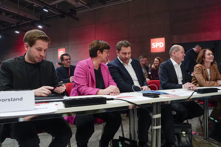 Ordentlicher Bundesparteitag der SPD 2023 in Berlin