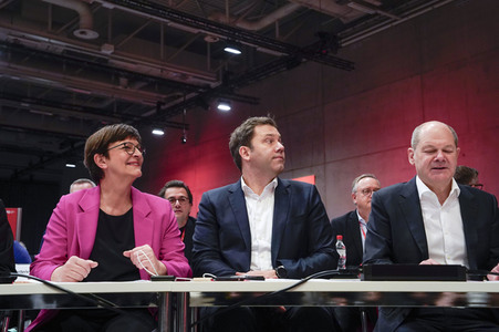 Ordentlicher Bundesparteitag der SPD 2023 in Berlin