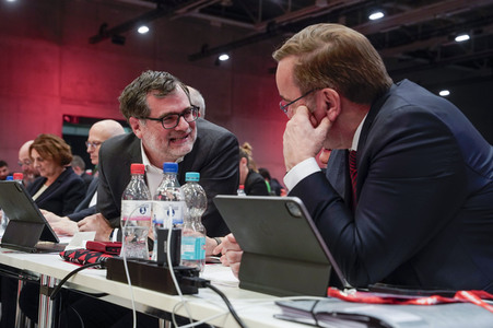 Ordentlicher Bundesparteitag der SPD 2023 in Berlin