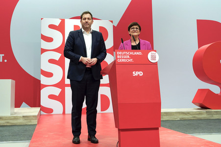 Ordentlicher Bundesparteitag der SPD 2023 in Berlin