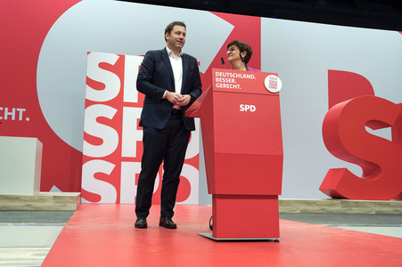 Ordentlicher Bundesparteitag der SPD 2023 in Berlin