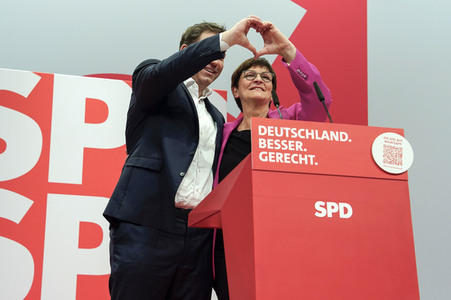 Ordentlicher Bundesparteitag der SPD 2023 in Berlin