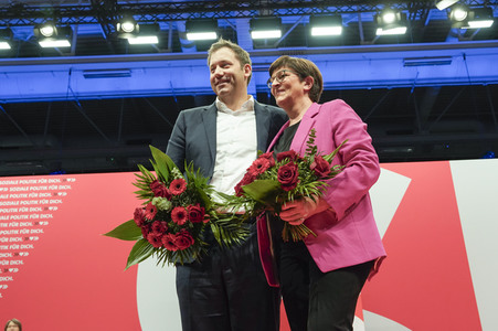 Ordentlicher Bundesparteitag der SPD 2023 in Berlin