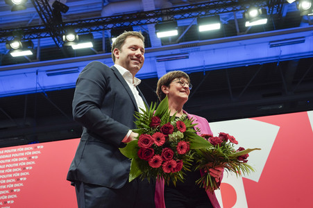 Ordentlicher Bundesparteitag der SPD 2023 in Berlin