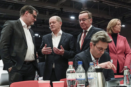 Ordentlicher Bundesparteitag der SPD 2023 in Berlin
