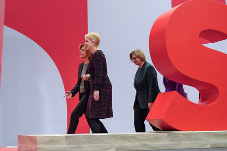 Ordentlicher Bundesparteitag der SPD 2023 in Berlin