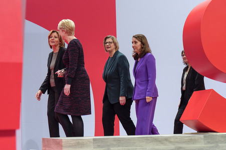 Ordentlicher Bundesparteitag der SPD 2023 in Berlin