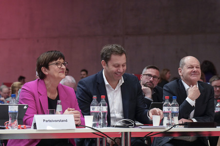 Ordentlicher Bundesparteitag der SPD 2023 in Berlin
