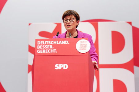 Ordentlicher Bundesparteitag der SPD 2023 in Berlin