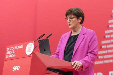 Ordentlicher Bundesparteitag der SPD 2023 in Berlin