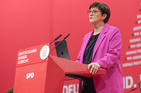 Ordentlicher Bundesparteitag der SPD 2023 in Berlin