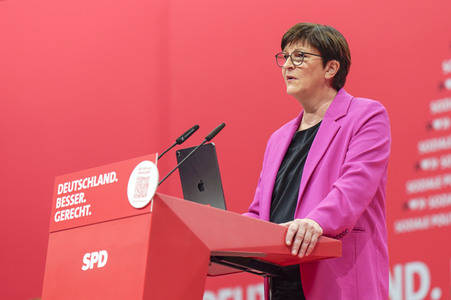 Ordentlicher Bundesparteitag der SPD 2023 in Berlin