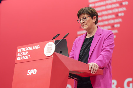 Ordentlicher Bundesparteitag der SPD 2023 in Berlin
