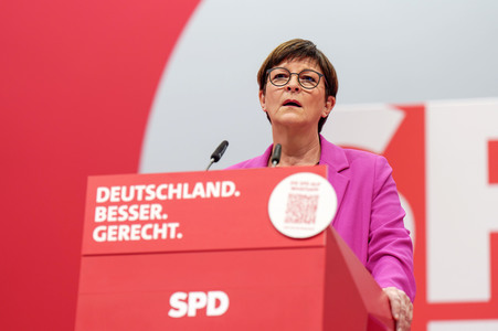 Ordentlicher Bundesparteitag der SPD 2023 in Berlin