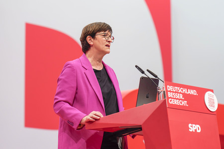 Ordentlicher Bundesparteitag der SPD 2023 in Berlin