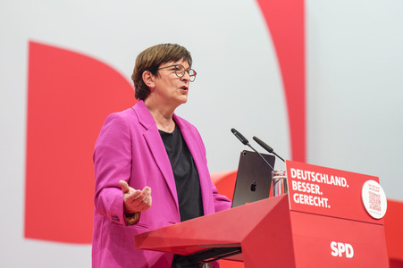 Ordentlicher Bundesparteitag der SPD 2023 in Berlin