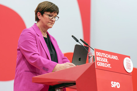 Ordentlicher Bundesparteitag der SPD 2023 in Berlin
