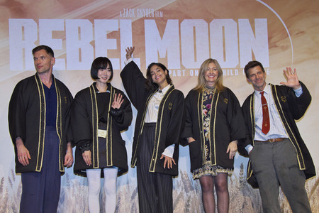 Pressekonferenz 'Rebel Moon Teil 1: Kind des Feuers' in Tokio