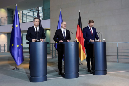 Pressestatement zur Einigung für den Bundeshaushalt 2024 in Berlin