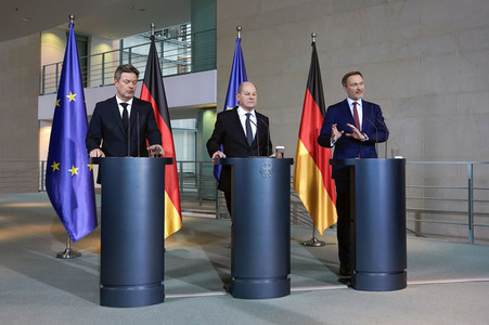 Pressestatement zur Einigung für den Bundeshaushalt 2024 in Berlin