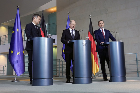 Pressestatement zur Einigung für den Bundeshaushalt 2024 in Berlin