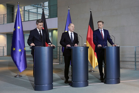 Pressestatement zur Einigung für den Bundeshaushalt 2024 in Berlin
