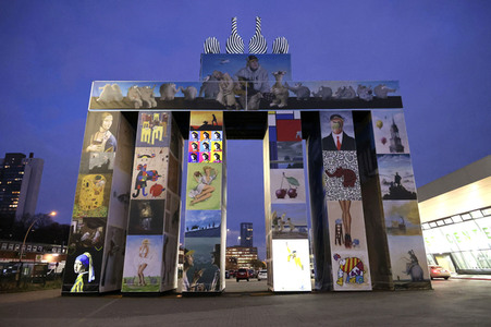 Otto Waalkes bei der Eröffnung der Lichtspiele am Global Gate in Hamburg