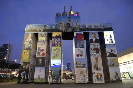 Otto Waalkes bei der Eröffnung der Lichtspiele am Global Gate in Hamburg