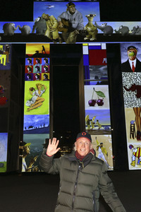 Otto Waalkes bei der Eröffnung der Lichtspiele am Global Gate in Hamburg
