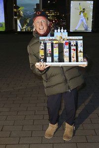 Otto Waalkes bei der Eröffnung der Lichtspiele am Global Gate in Hamburg