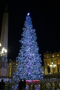 Weihnachten auf dem Petersplatz in Rom