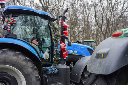Bauerndemo für Agrardiesel in Berlin