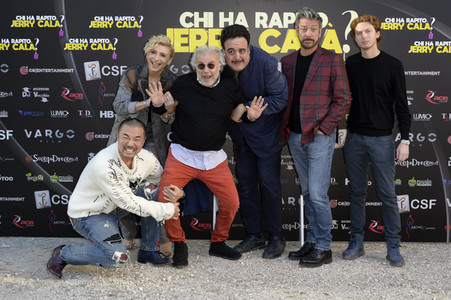 Photocall 'Chi ha rapito Jerry Calà?' in Rom