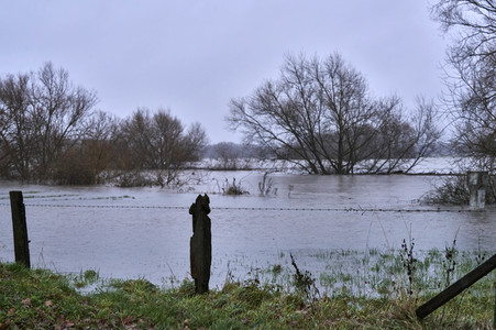 Dauerregen und Hochwasser in der Region Hannover