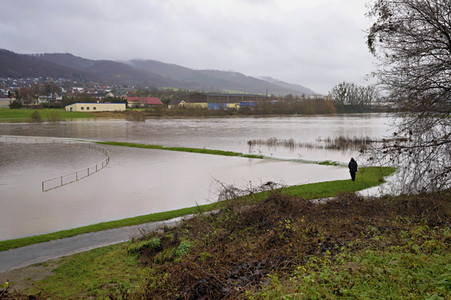 Weser-Hochwasser im Landkreis Hameln-Pyrmont