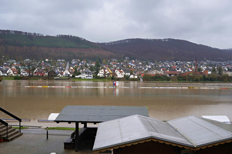 Weser-Hochwasser im Landkreis Hameln-Pyrmont