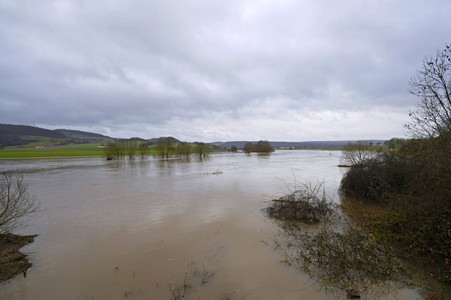Weser-Hochwasser im Landkreis Hameln-Pyrmont