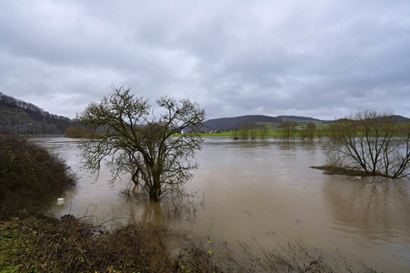 Weser-Hochwasser im Landkreis Hameln-Pyrmont
